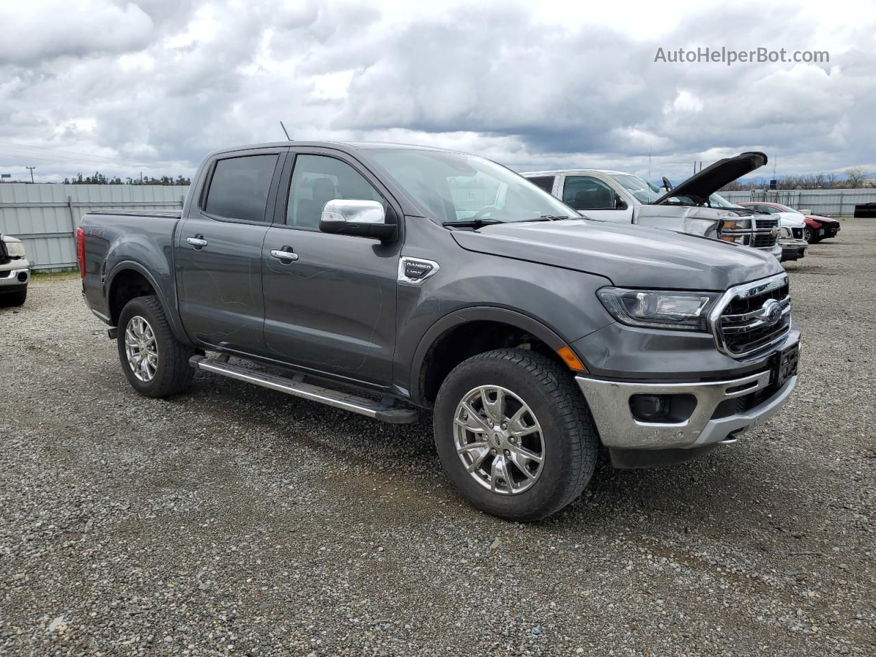 2020 Ford Ranger Xl Gray vin: 1FTER4FH9LLA25644