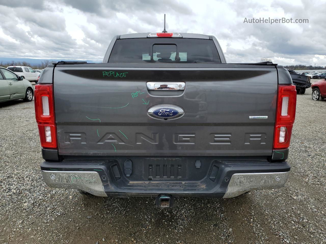 2020 Ford Ranger Xl Gray vin: 1FTER4FH9LLA25644