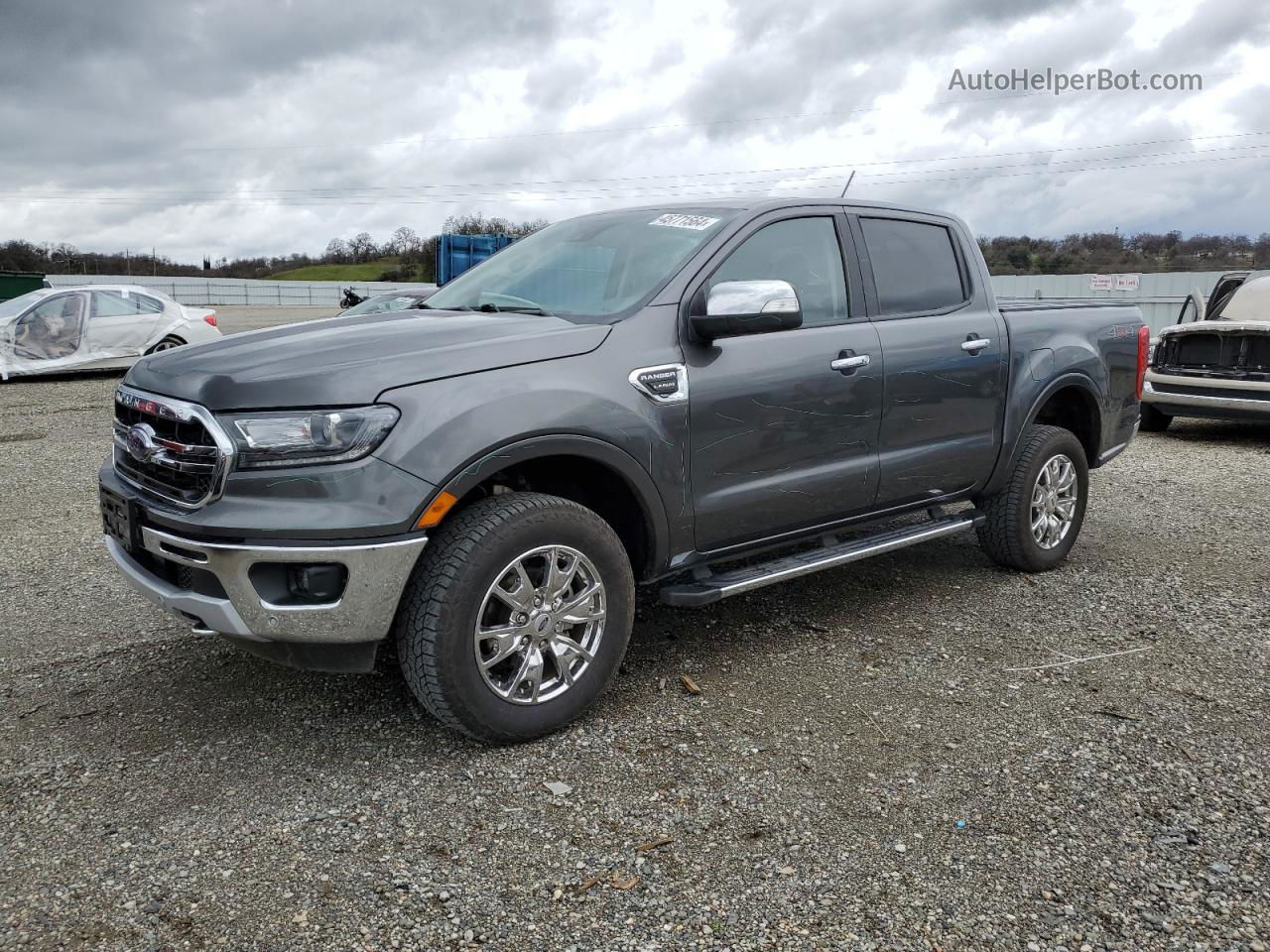 2020 Ford Ranger Xl Gray vin: 1FTER4FH9LLA25644