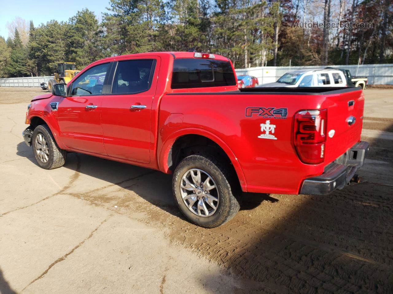 2020 Ford Ranger Xl Red vin: 1FTER4FH9LLA50866