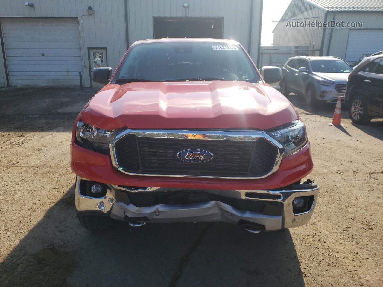 2020 Ford Ranger Xl Red vin: 1FTER4FH9LLA50866