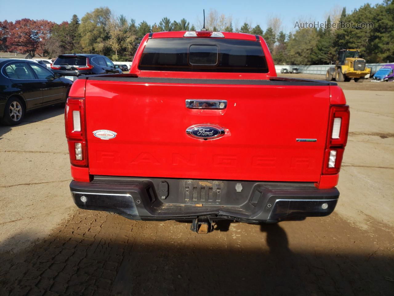 2020 Ford Ranger Xl Red vin: 1FTER4FH9LLA50866