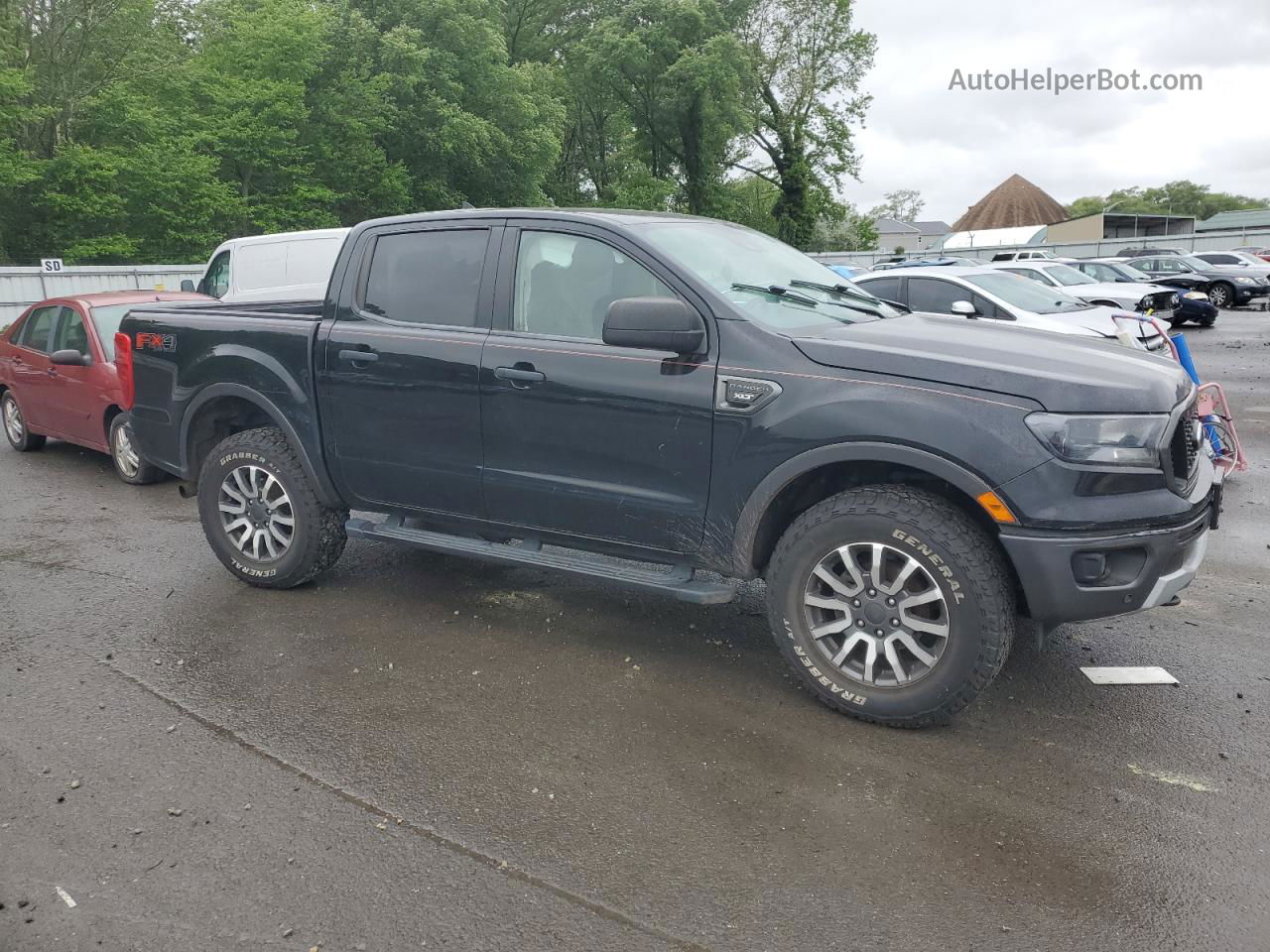 2019 Ford Ranger Xl Черный vin: 1FTER4FHXKLA03103