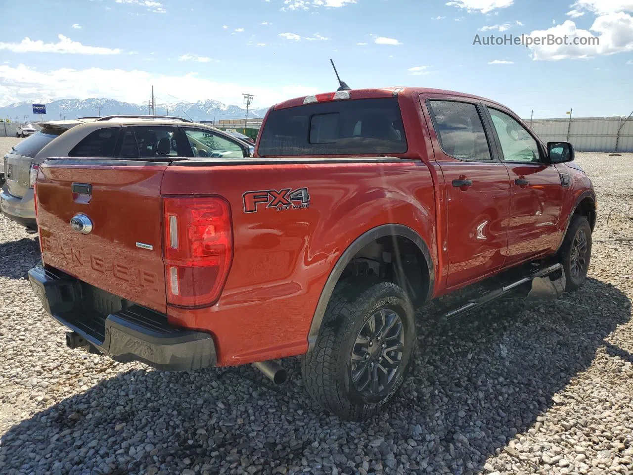 2019 Ford Ranger Xl Red vin: 1FTER4FHXKLA21021