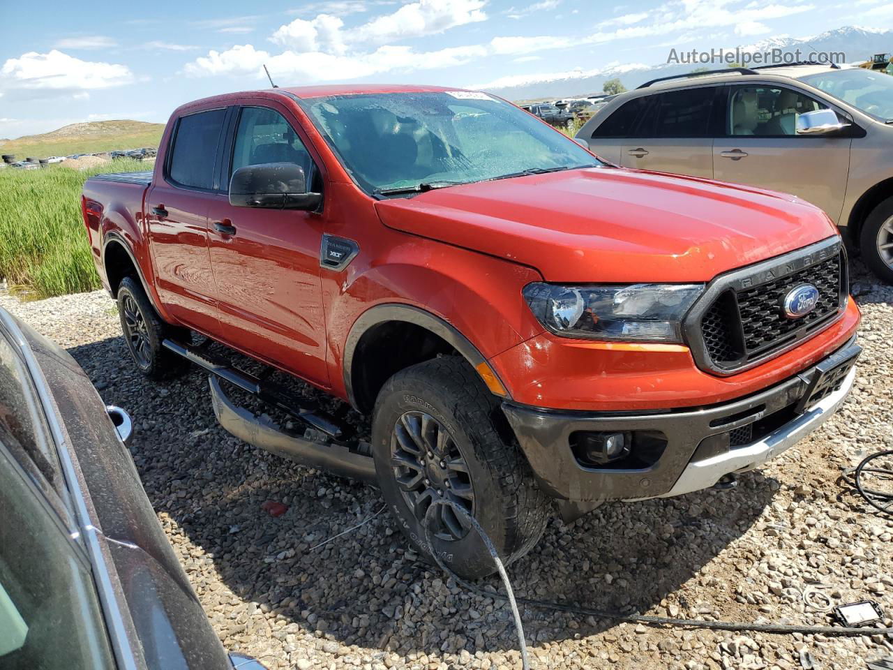 2019 Ford Ranger Xl Red vin: 1FTER4FHXKLA21021