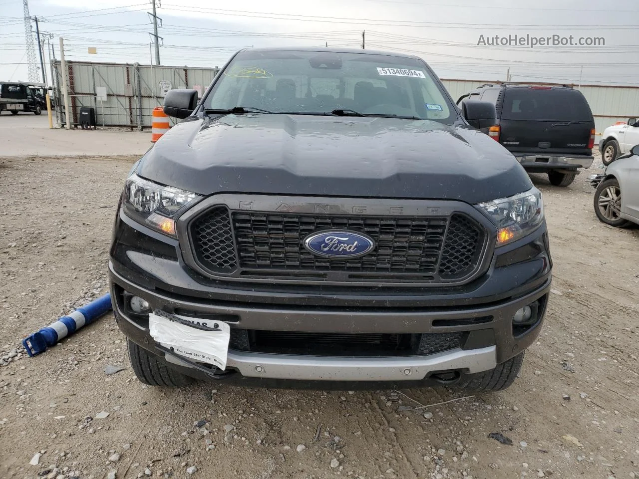 2019 Ford Ranger Xl Black vin: 1FTER4FHXKLA40183