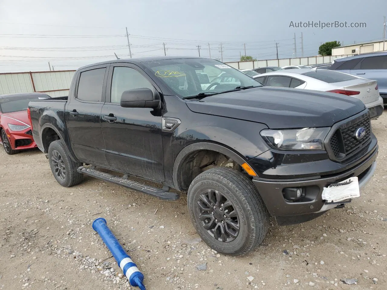 2019 Ford Ranger Xl Черный vin: 1FTER4FHXKLA40183