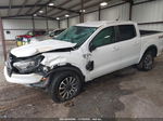 2019 Ford Ranger Lariat White vin: 1FTER4FHXKLA52883