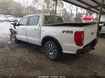 2019 Ford Ranger Lariat White vin: 1FTER4FHXKLA52883