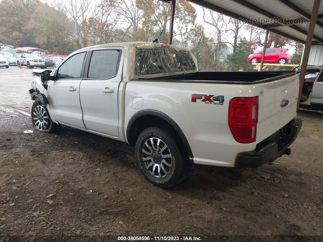 2019 Ford Ranger Lariat White vin: 1FTER4FHXKLA52883