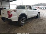 2019 Ford Ranger Lariat White vin: 1FTER4FHXKLA52883