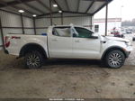 2019 Ford Ranger Lariat White vin: 1FTER4FHXKLA52883