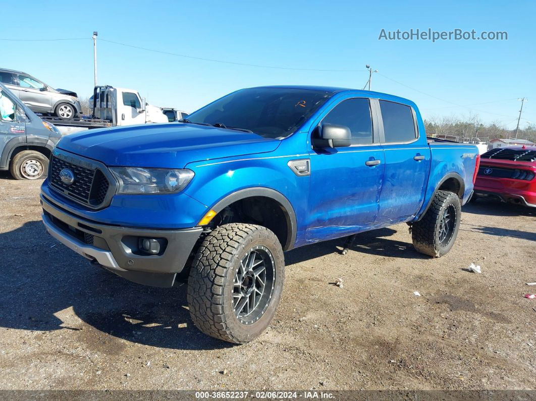 2019 Ford Ranger Xlt Blue vin: 1FTER4FHXKLA61308