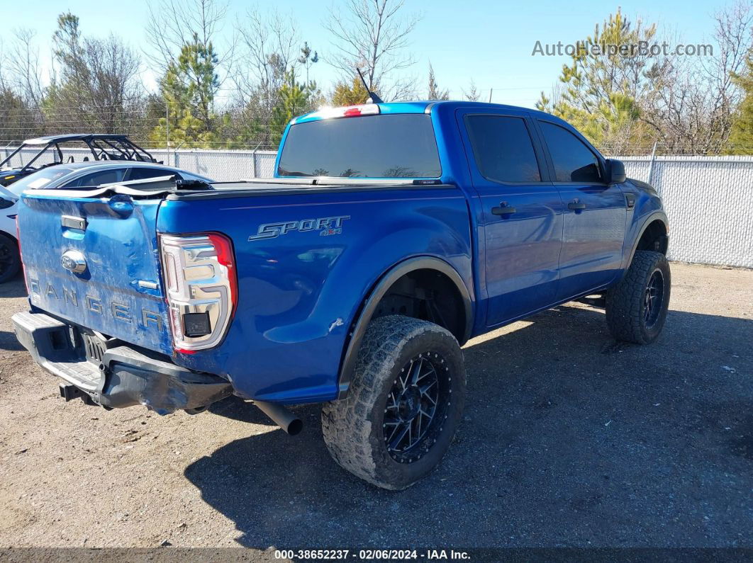 2019 Ford Ranger Xlt Blue vin: 1FTER4FHXKLA61308