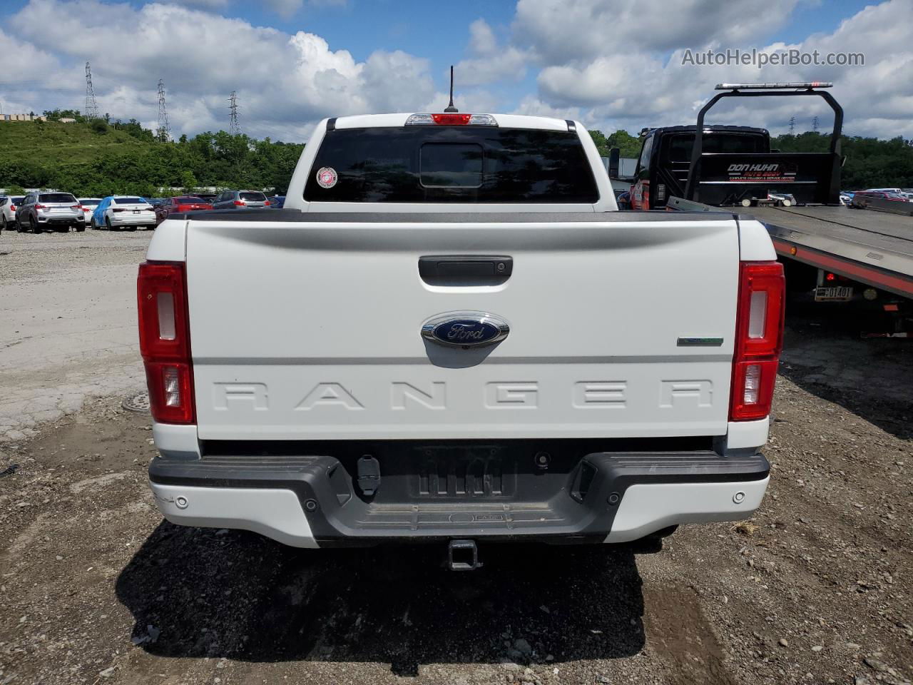 2019 Ford Ranger Xl White vin: 1FTER4FHXKLA70316