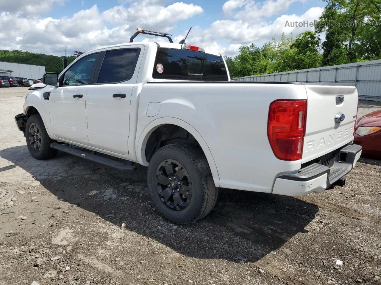 2019 Ford Ranger Xl White vin: 1FTER4FHXKLA70316