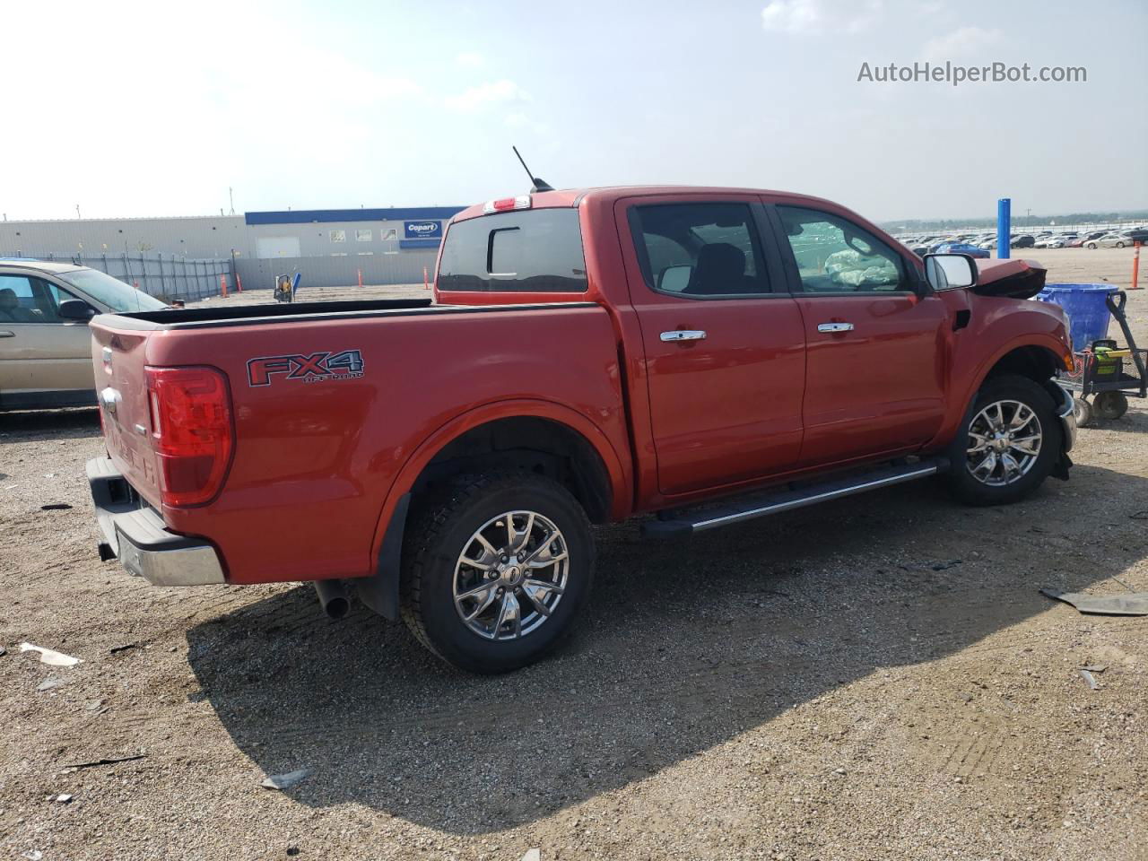 2019 Ford Ranger Xl Red vin: 1FTER4FHXKLA79355