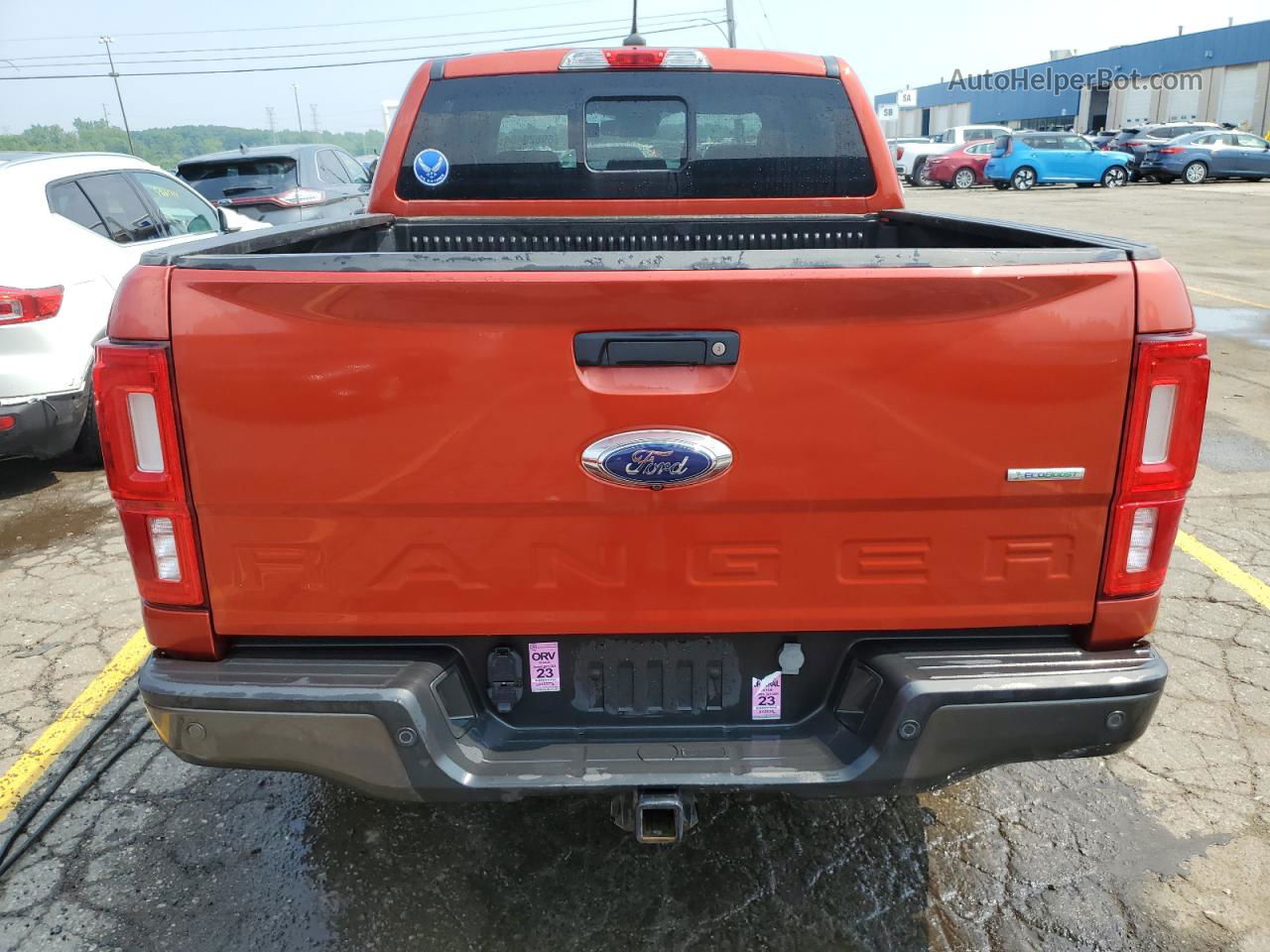 2019 Ford Ranger Xl Red vin: 1FTER4FHXKLB13813