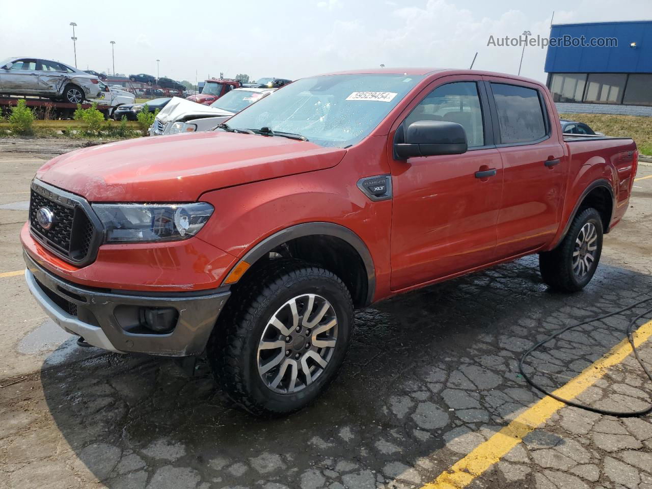 2019 Ford Ranger Xl Red vin: 1FTER4FHXKLB13813