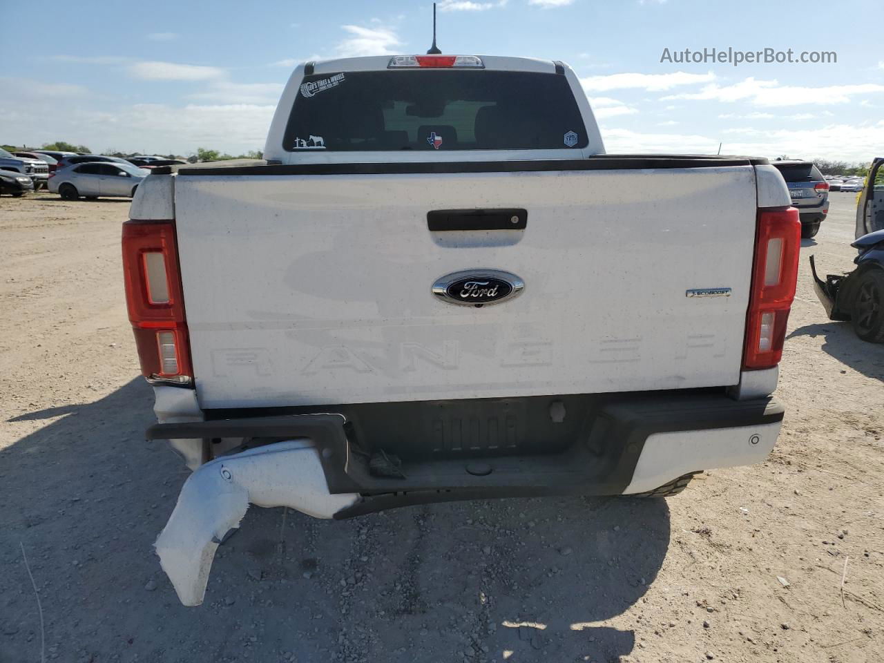 2019 Ford Ranger Xl White vin: 1FTER4FHXKLB24195