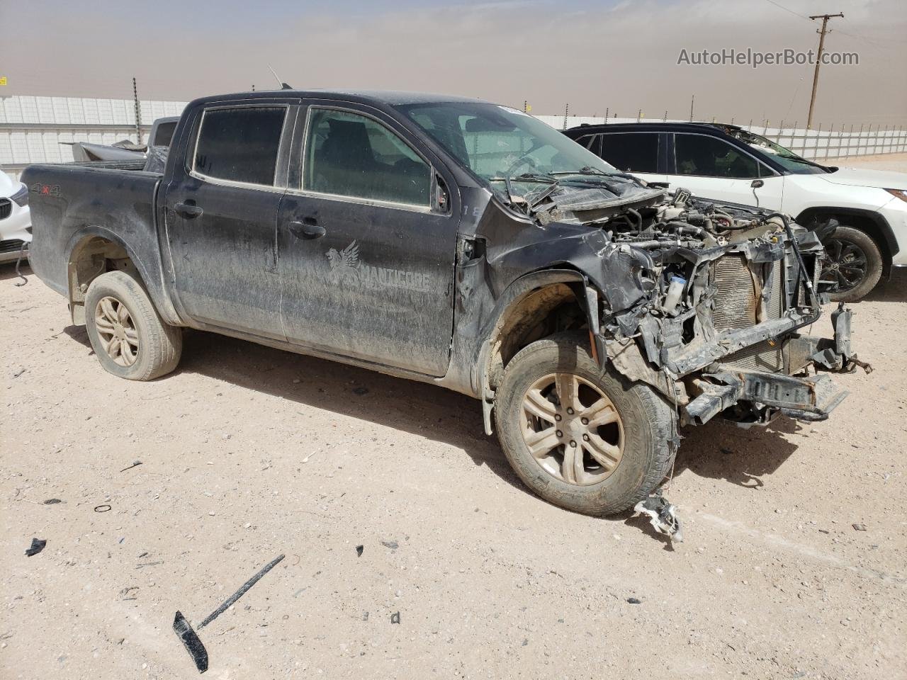 2020 Ford Ranger Xl Gray vin: 1FTER4FHXLLA01823