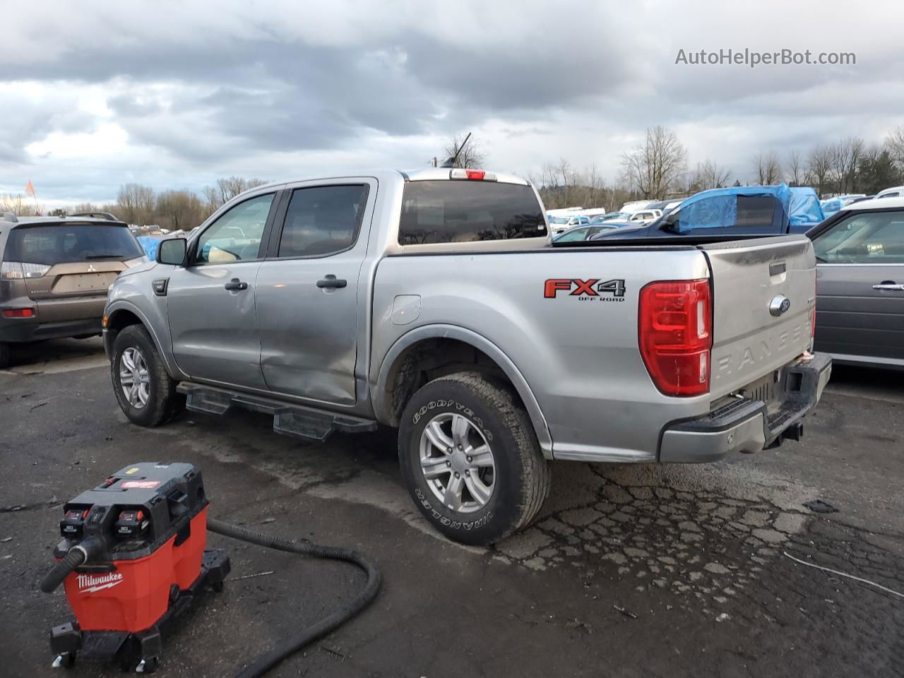 2020 Ford Ranger Xl Silver vin: 1FTER4FHXLLA10554