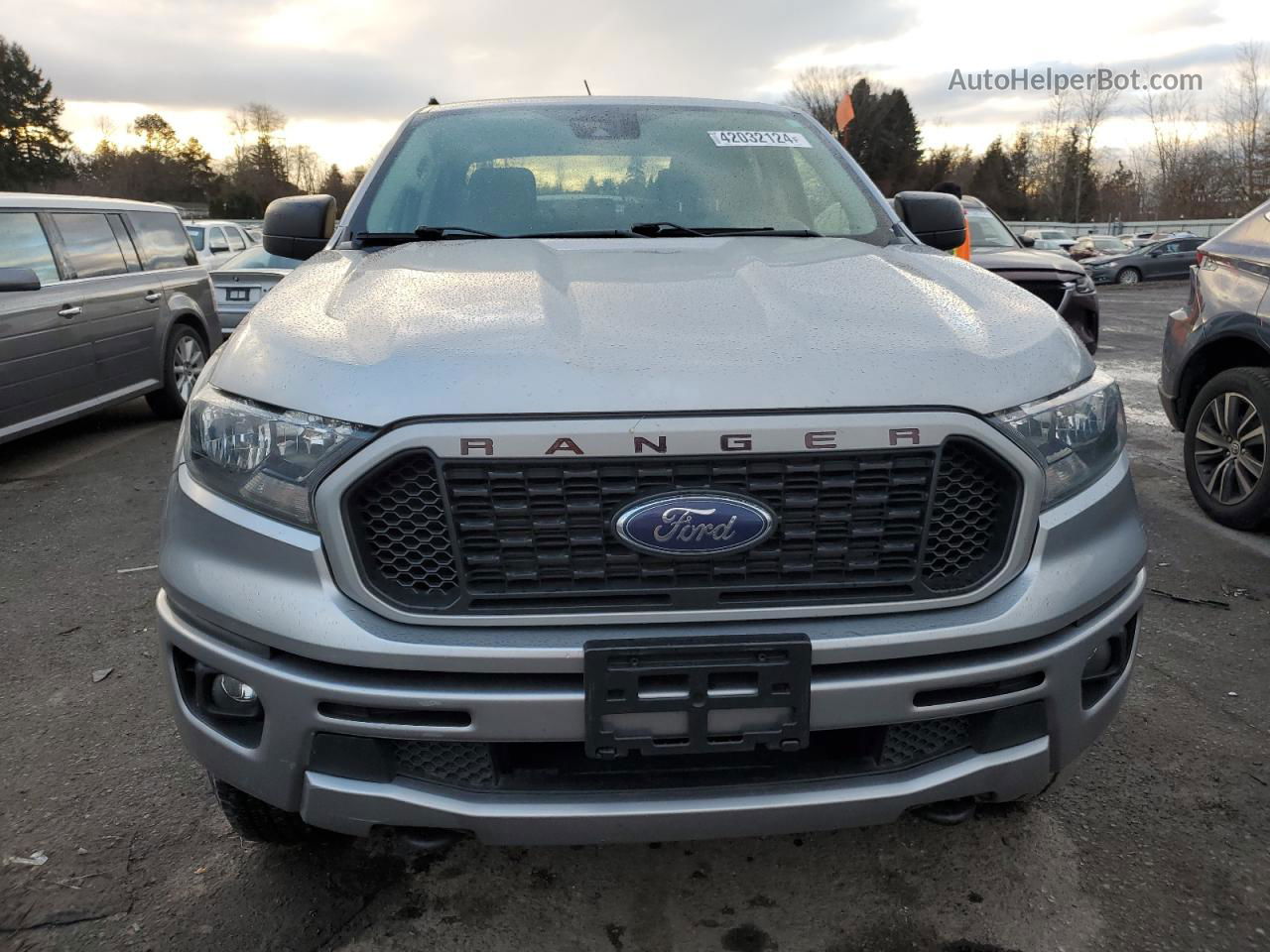 2020 Ford Ranger Xl Silver vin: 1FTER4FHXLLA10554