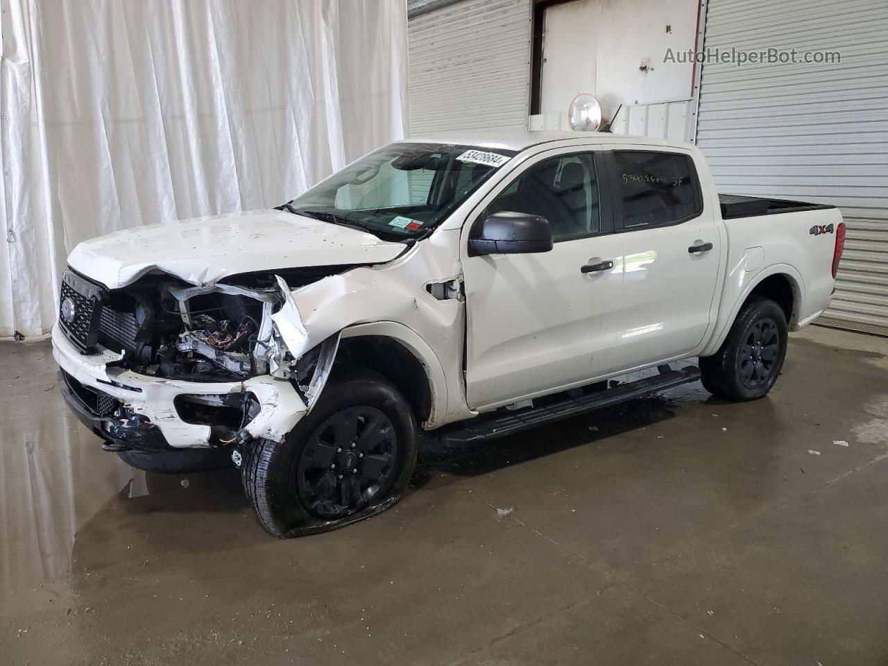 2020 Ford Ranger Xl White vin: 1FTER4FHXLLA13258