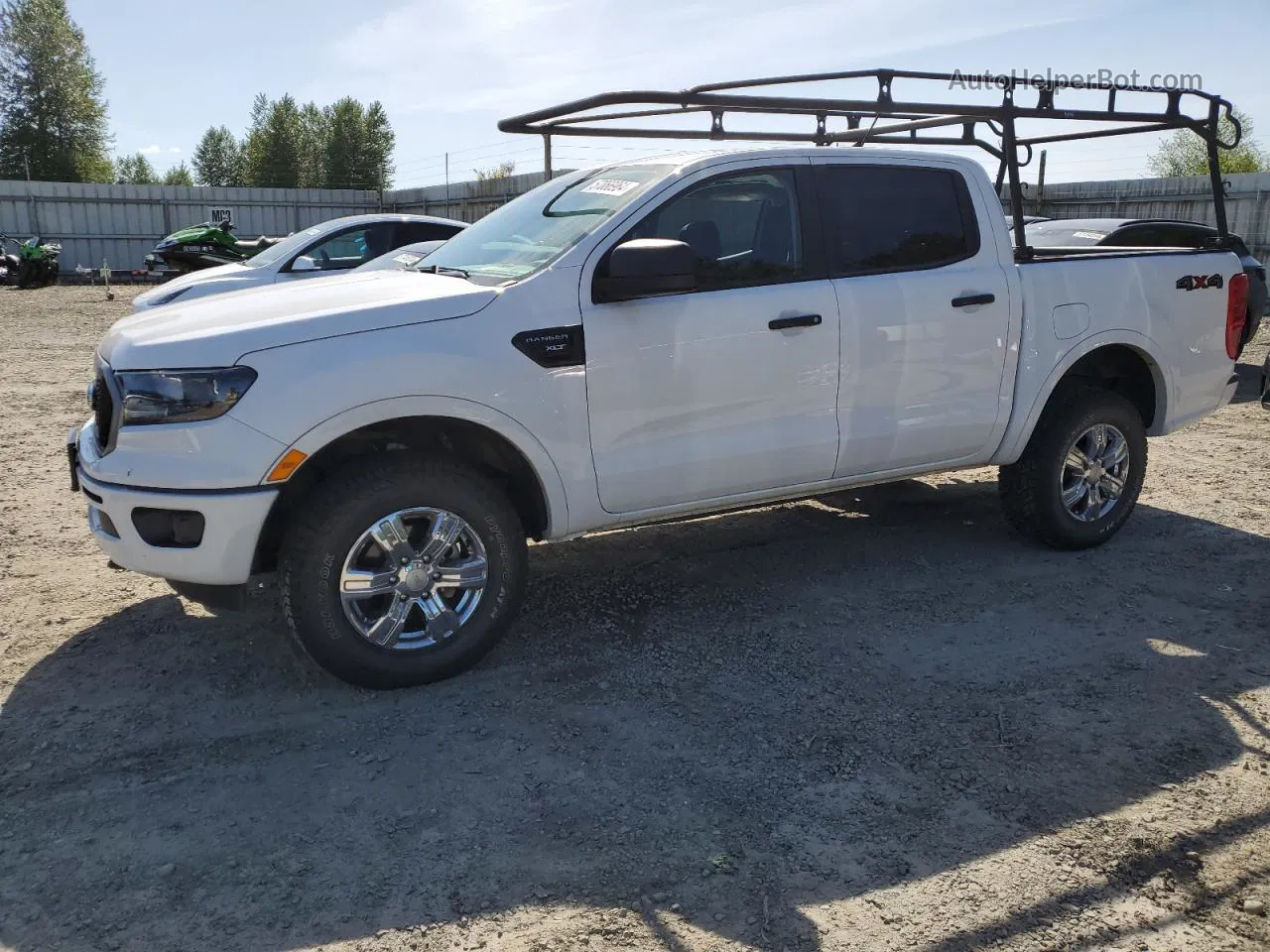 2020 Ford Ranger Xl White vin: 1FTER4FHXLLA22669