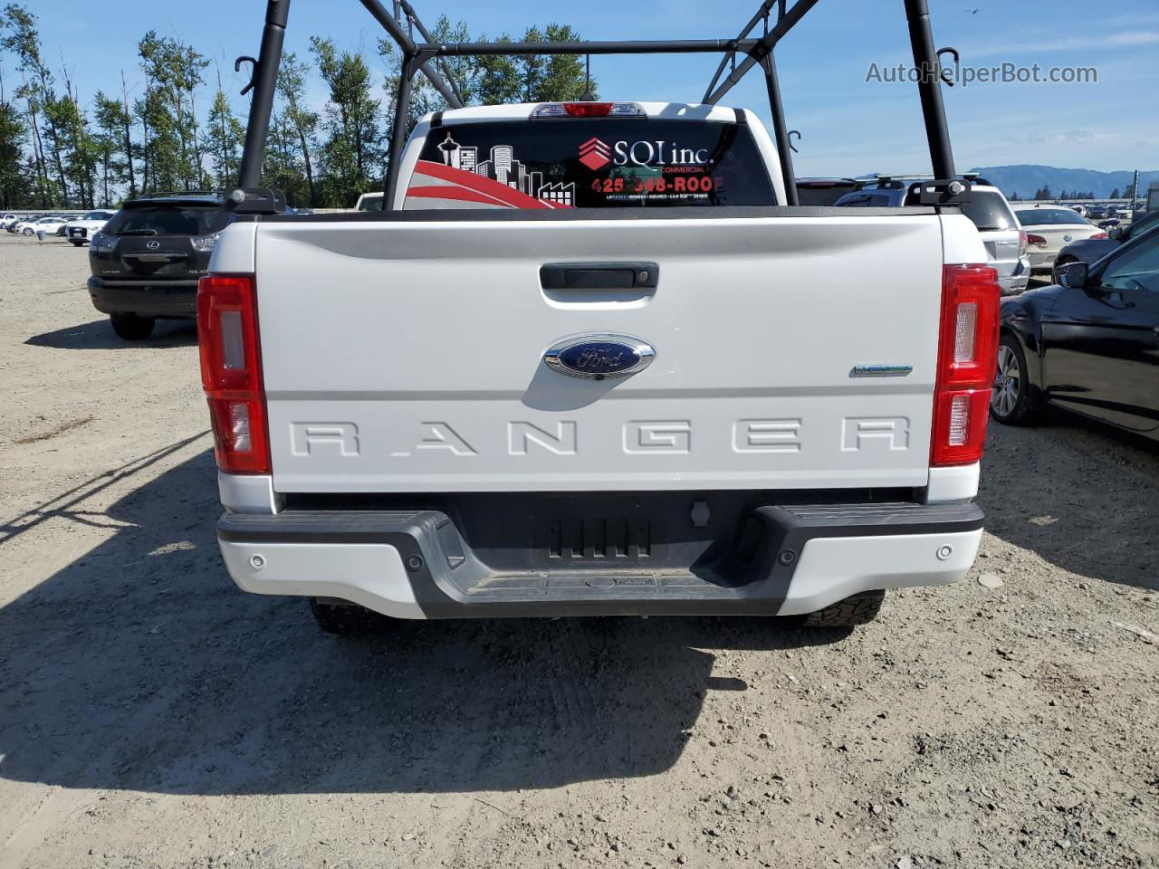 2020 Ford Ranger Xl White vin: 1FTER4FHXLLA22669