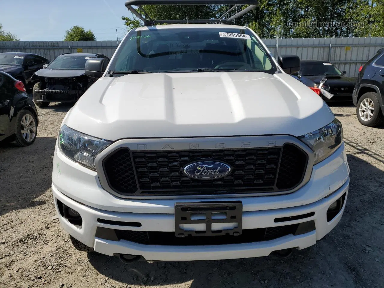 2020 Ford Ranger Xl White vin: 1FTER4FHXLLA22669