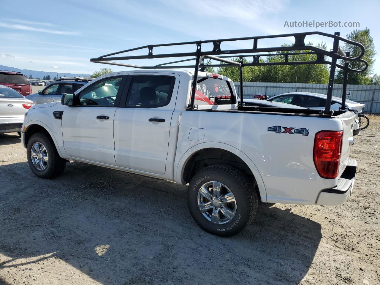 2020 Ford Ranger Xl White vin: 1FTER4FHXLLA22669