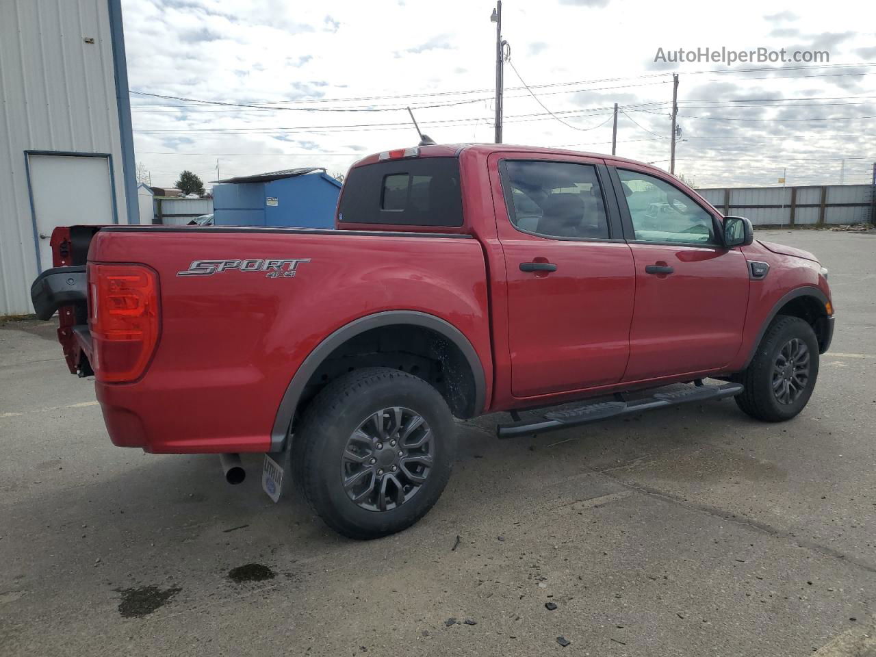 2020 Ford Ranger Xl Red vin: 1FTER4FHXLLA67739