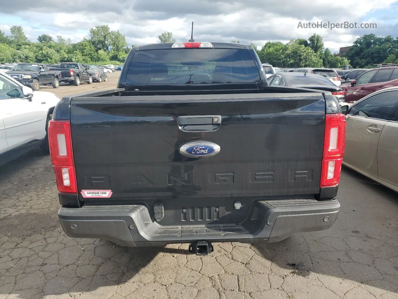 2020 Ford Ranger Xl Black vin: 1FTER4FHXLLA90681