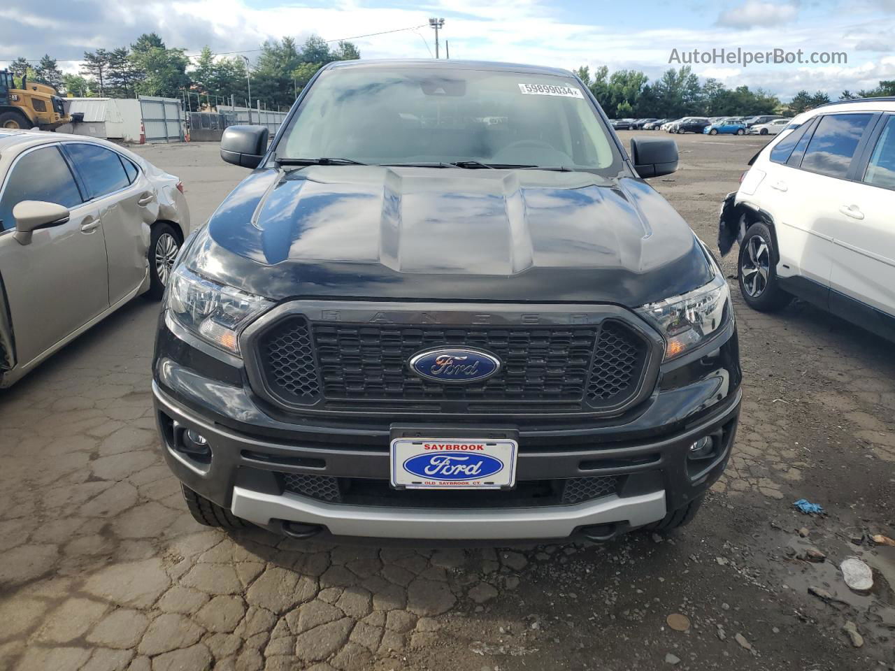 2020 Ford Ranger Xl Black vin: 1FTER4FHXLLA90681