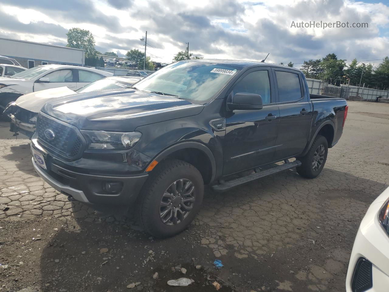 2020 Ford Ranger Xl Black vin: 1FTER4FHXLLA90681