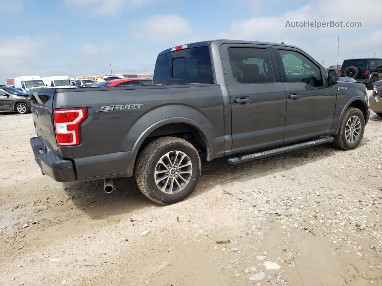 2019 Ford F150 Supercrew Gray vin: 1FTEW1C41KKC47530