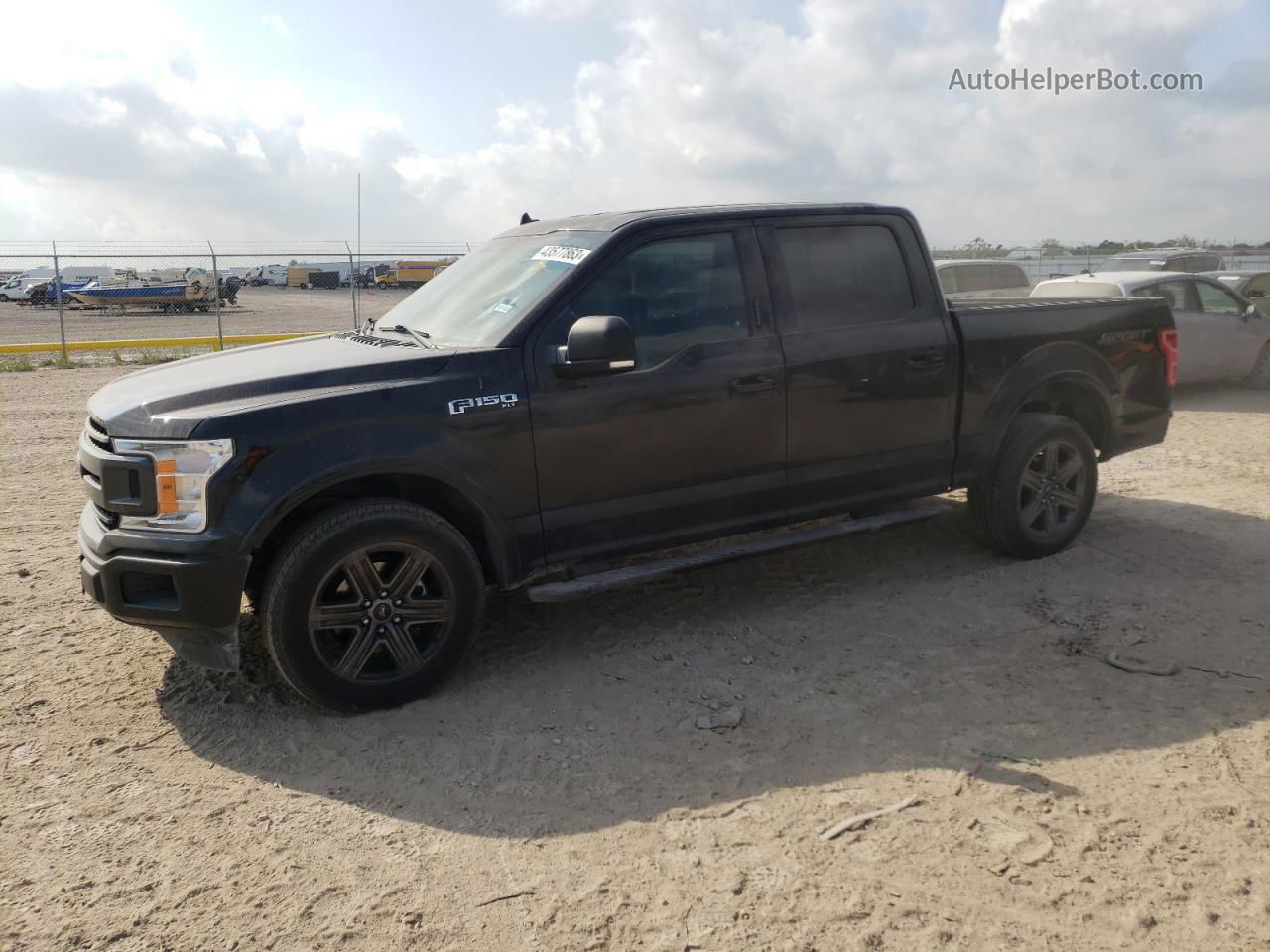 2020 Ford F150 Supercrew Black vin: 1FTEW1C41LKD56149