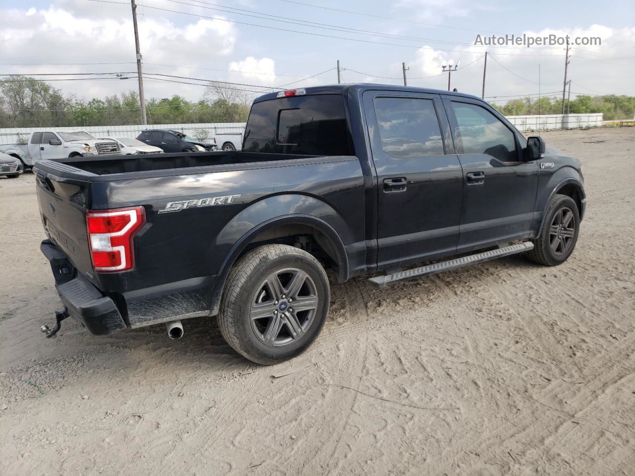 2020 Ford F150 Supercrew Black vin: 1FTEW1C41LKD56149