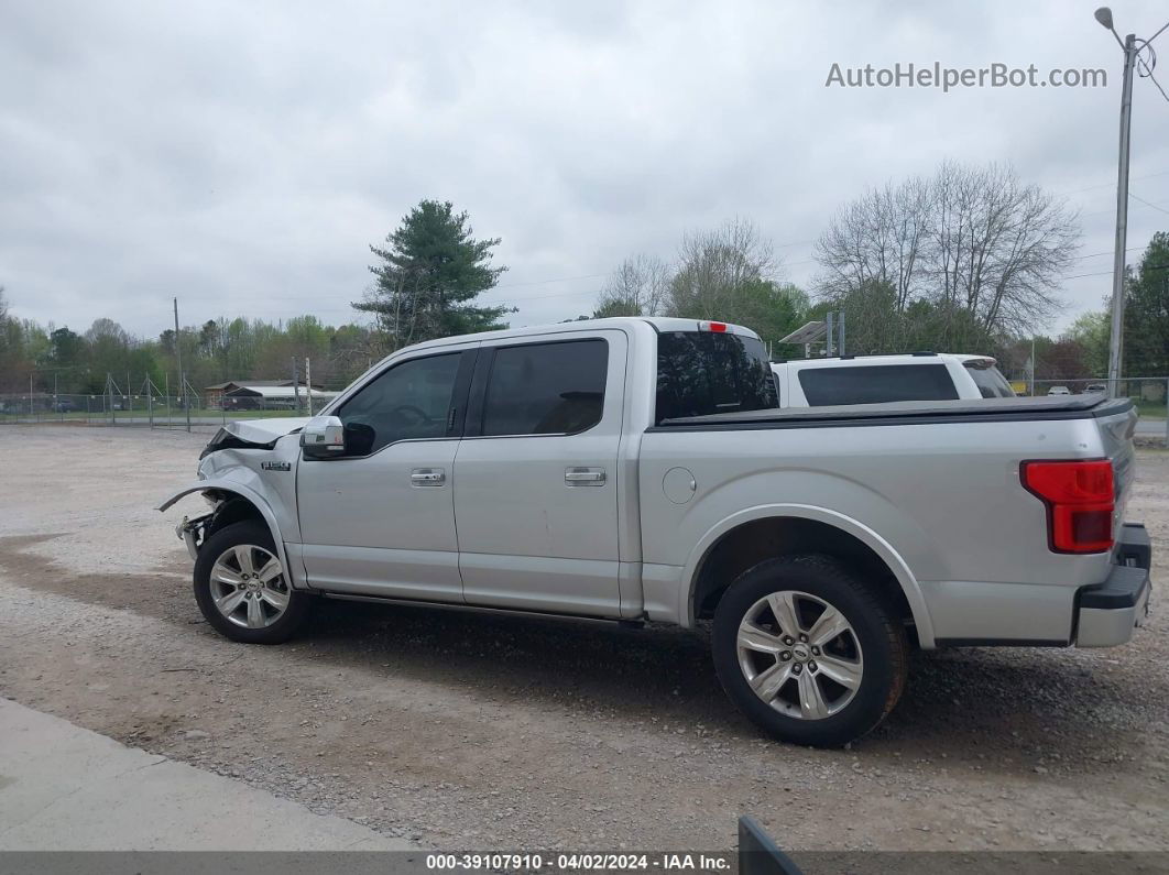 2019 Ford F-150 Platinum Silver vin: 1FTEW1C42KFB48949