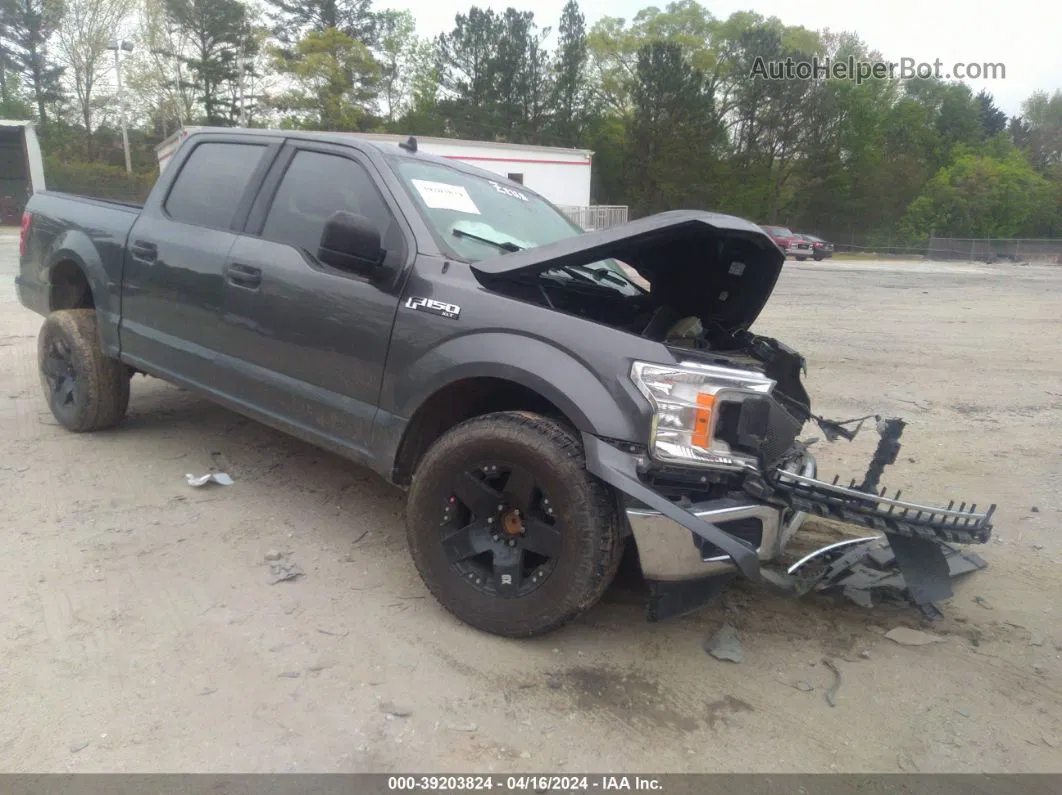 2019 Ford F-150 Xlt Gray vin: 1FTEW1C42KFC76592