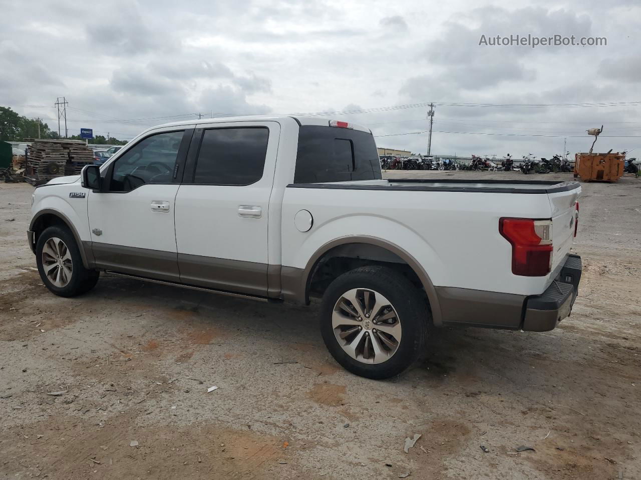 2019 Ford F150 Supercrew White vin: 1FTEW1C43KFC10519