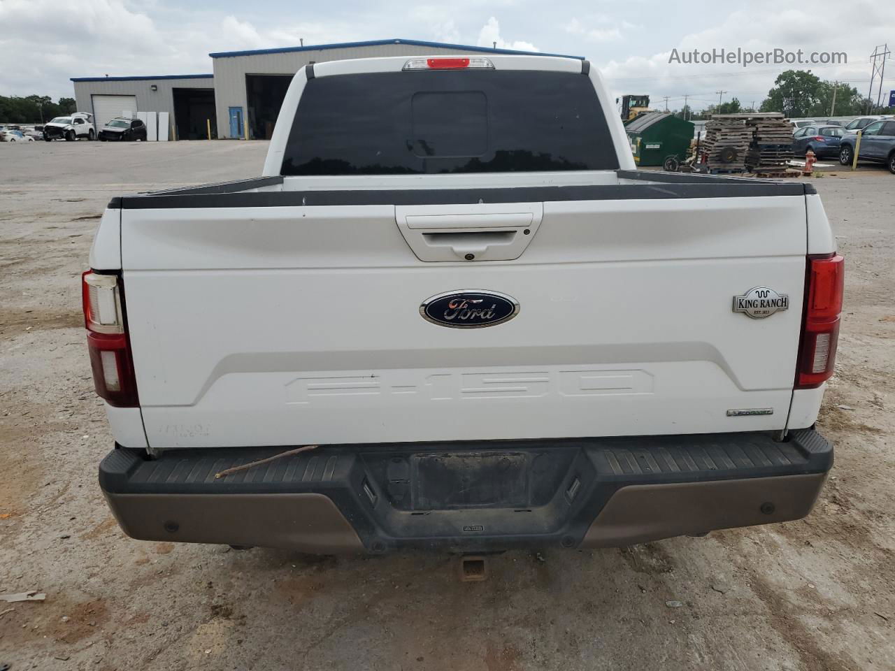 2019 Ford F150 Supercrew White vin: 1FTEW1C43KFC10519