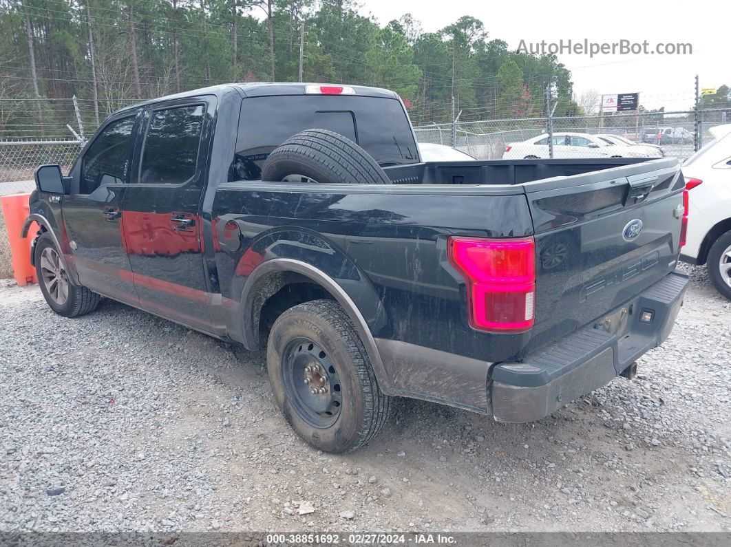 2019 Ford F-150 King Ranch Black vin: 1FTEW1C43KFC12058