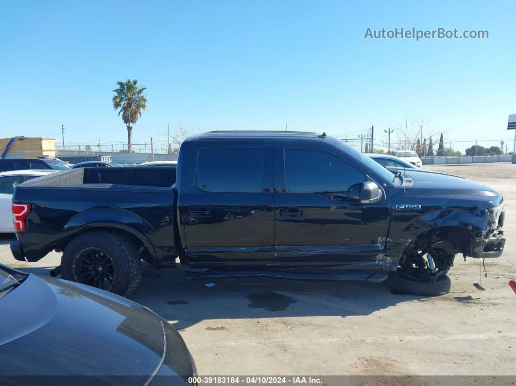 2019 Ford F-150 Xlt Black vin: 1FTEW1C43KKE15524