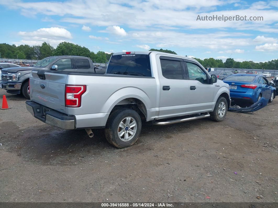 2019 Ford F-150 Xlt Silver vin: 1FTEW1C44KKC38076