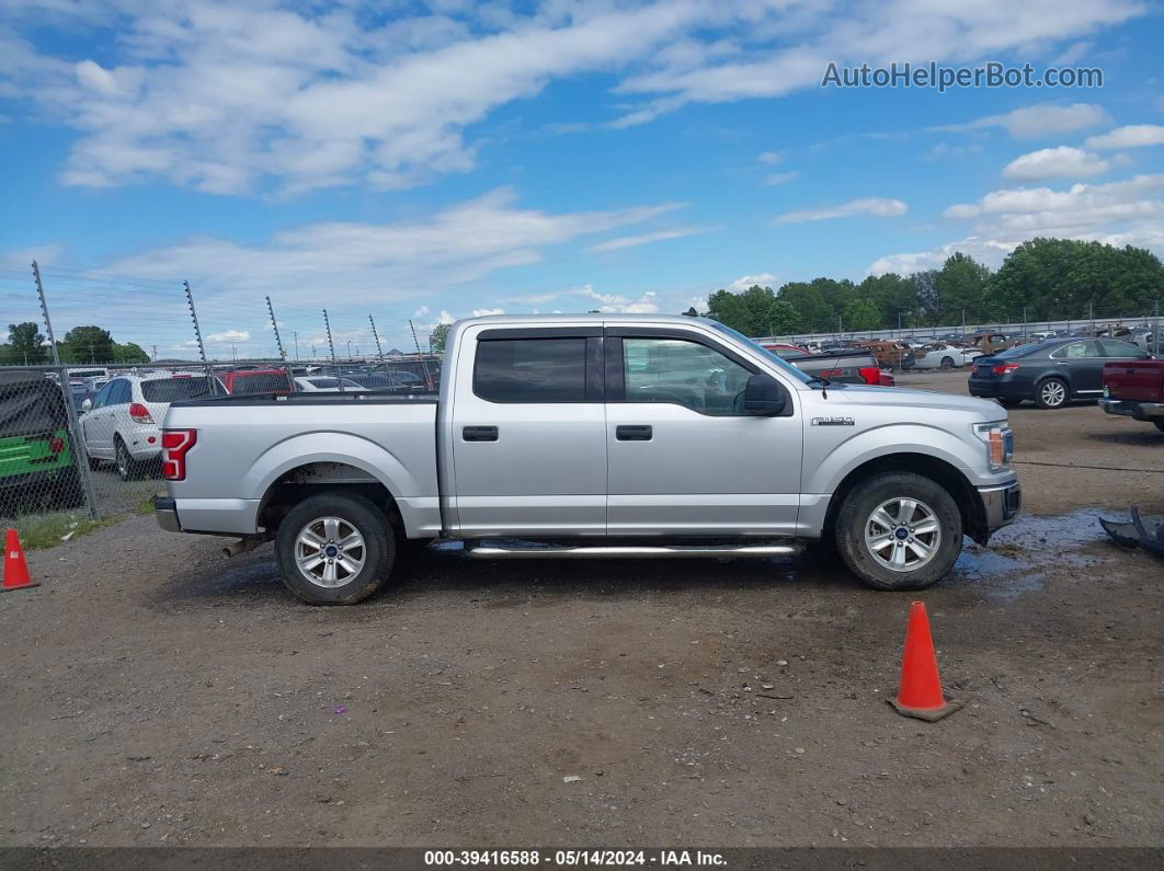 2019 Ford F-150 Xlt Silver vin: 1FTEW1C44KKC38076