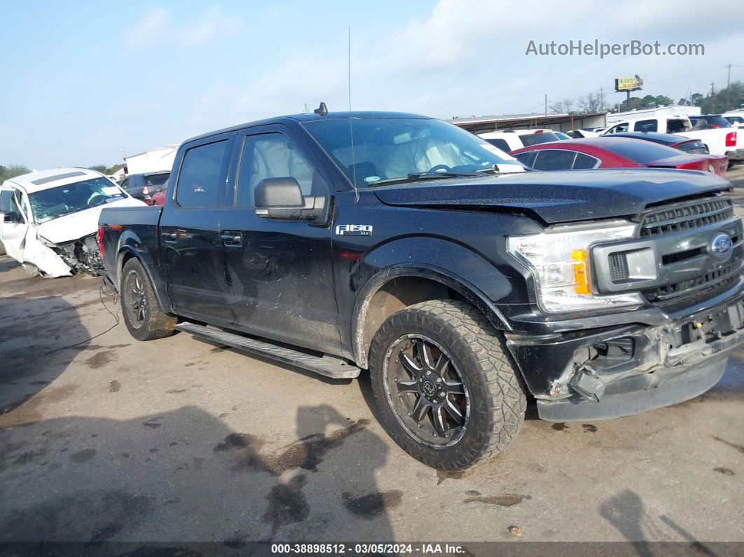 2019 Ford F-150 Xlt Black vin: 1FTEW1C44KKD03606