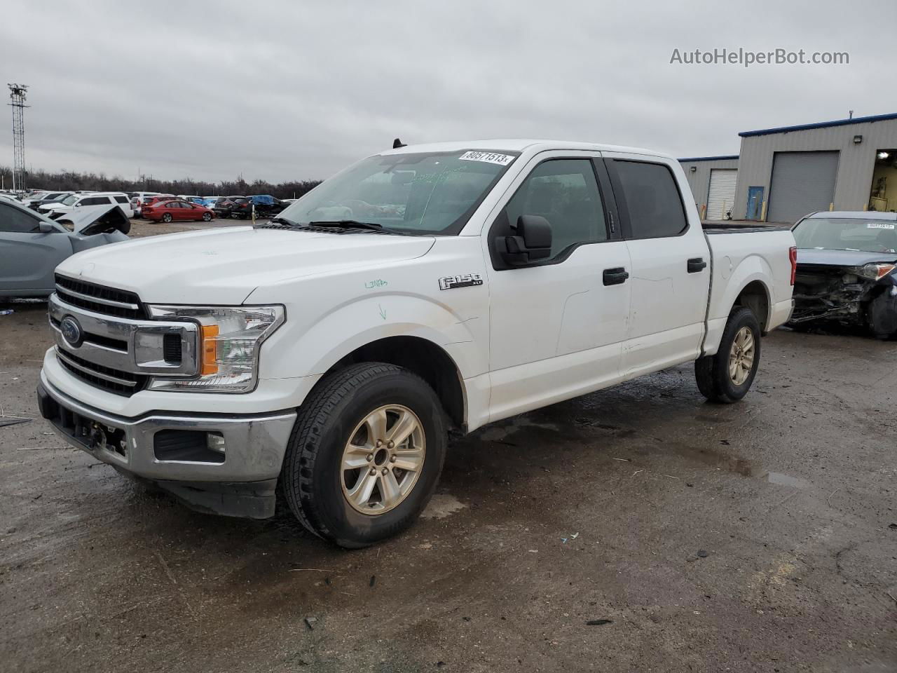 2020 Ford F150 Supercrew White vin: 1FTEW1C44LFA23792