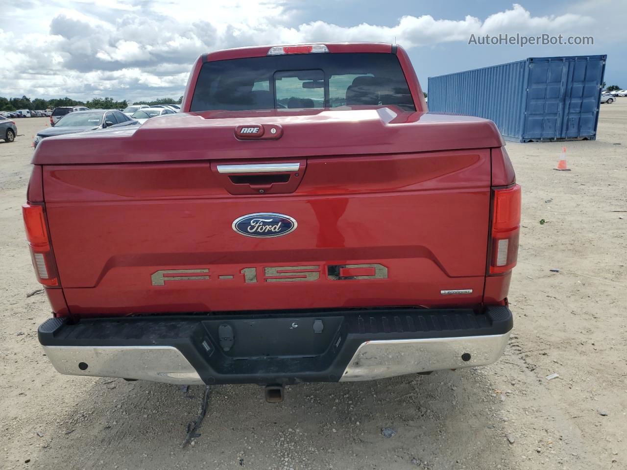 2019 Ford F150 Supercrew Red vin: 1FTEW1C47KFC53616